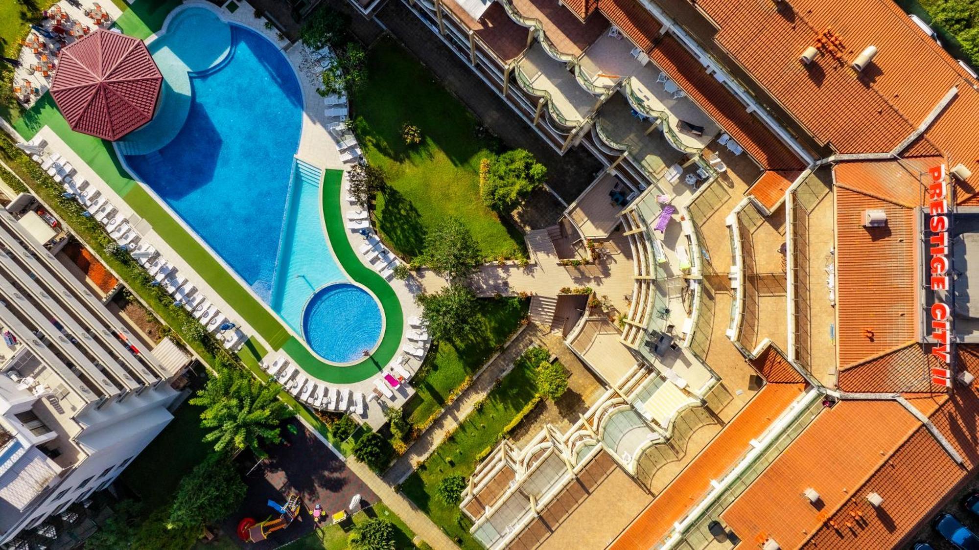 Aparthotel Hotel Prestige City II プリモルスコ エクステリア 写真