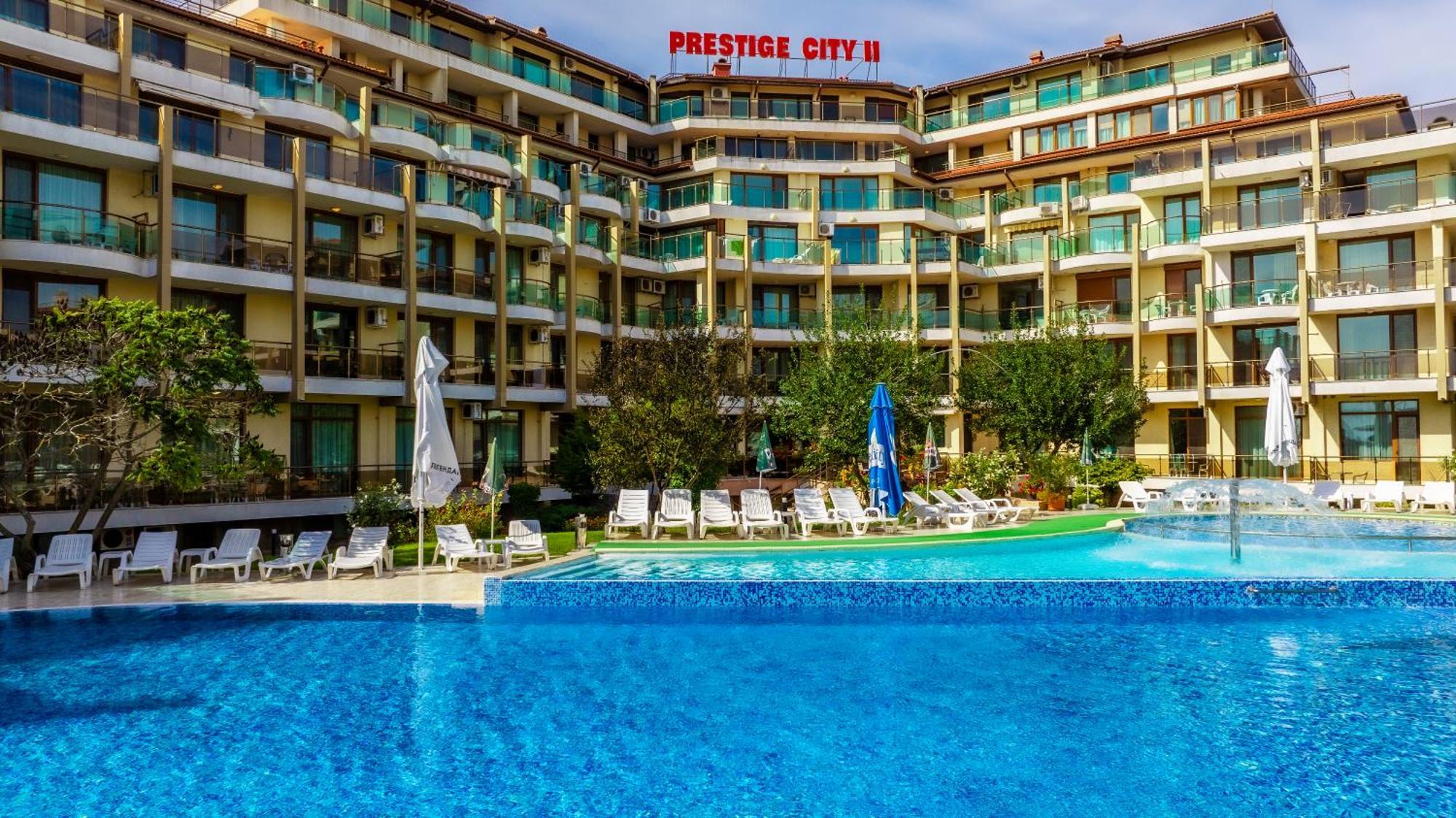 Aparthotel Hotel Prestige City II プリモルスコ エクステリア 写真
