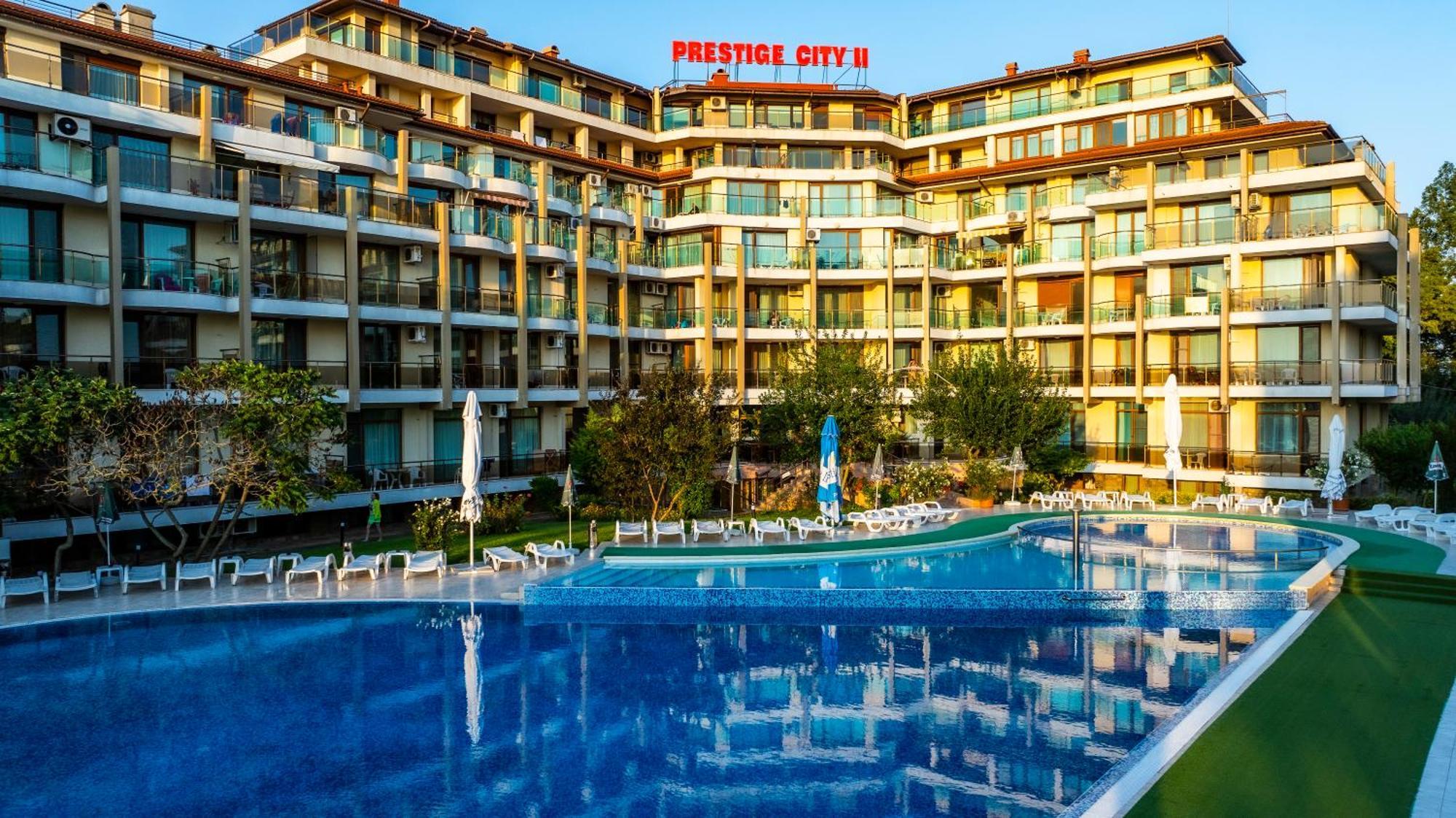 Aparthotel Hotel Prestige City II プリモルスコ エクステリア 写真