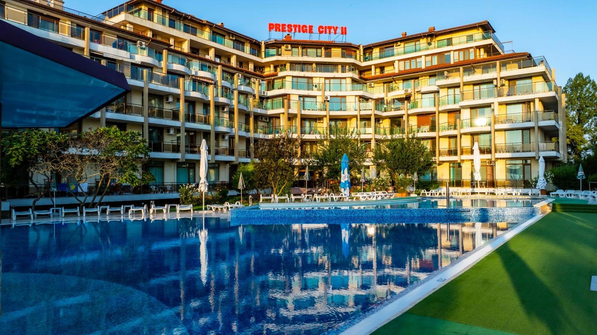 Aparthotel Hotel Prestige City II プリモルスコ エクステリア 写真