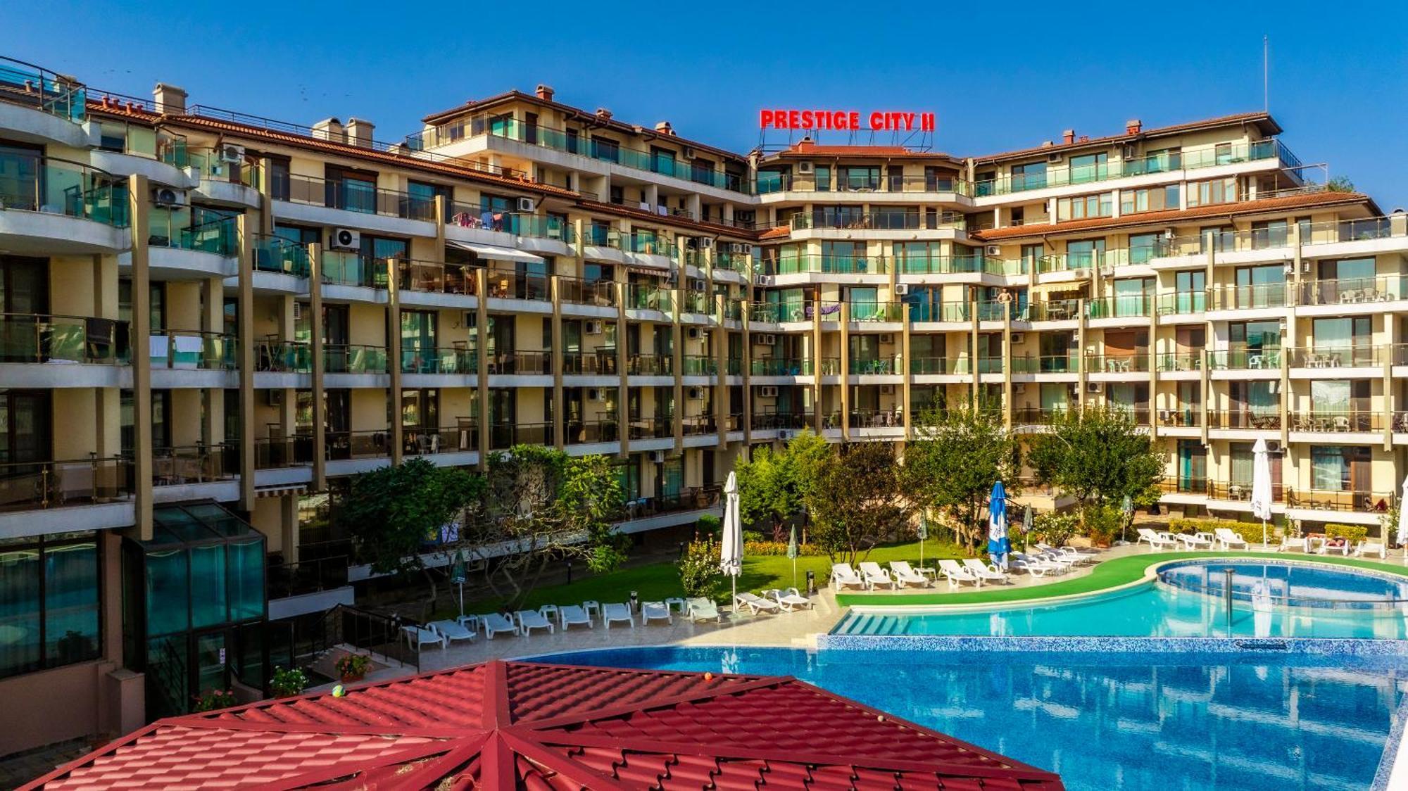 Aparthotel Hotel Prestige City II プリモルスコ エクステリア 写真