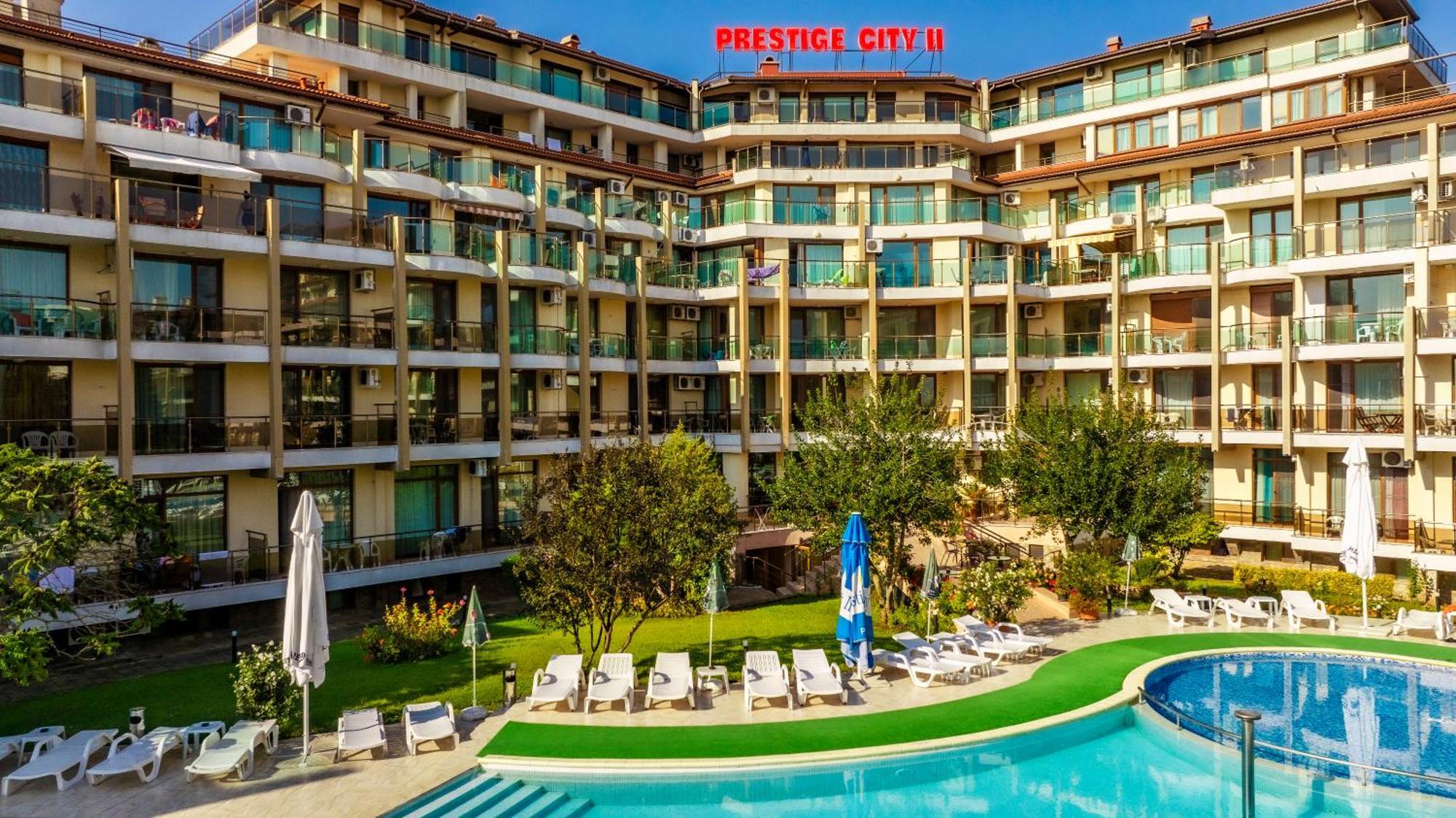 Aparthotel Hotel Prestige City II プリモルスコ エクステリア 写真